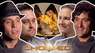 Chopped Quahog Purple Cauliflower amp Mexican Chocolate  Full Episode Recap  S7 E10  Food Network [upl. by Aceber]