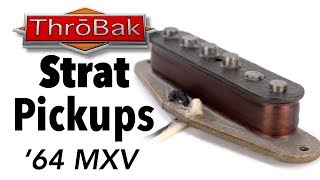 Stratocaster Pickups ThroBak 64 MXV Strat Pickups New for 2018 [upl. by Enirol380]