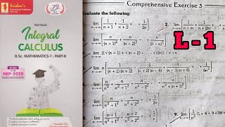 BSc maths 1st semesterintegral calculussummation of series with the help of definite integrals [upl. by Dorolisa]