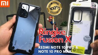 Unboxing amp Review Ringke Fusion X Redmi Note 10 Pro  Worth The Price [upl. by Lered]