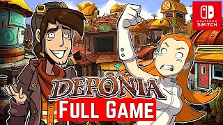 Deponia Switch  Gameplay Walkthrough Full Game  No Commentary [upl. by Kcirdneked669]