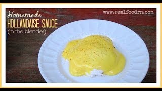 🌟 Quick amp Healthy Homemade Hollandaise Sauce 🌟 [upl. by Portugal]