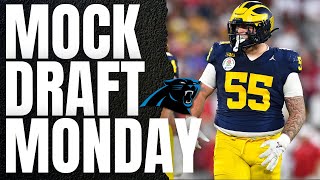 🏈 Mock Draft Monday 20 Panthers Add Future Stars amp Surprise Picks 🏈 [upl. by Byrle]