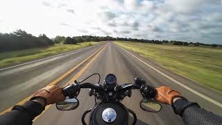 CRAZY Harley Davidson 48 FORTY EIGHT  Vance and Hines Exhaust  POV [upl. by Nirre457]