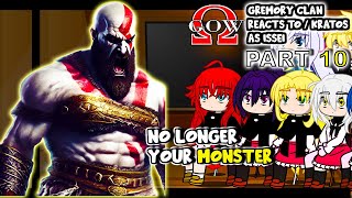 Gremory Clan react to Issei as KRATOS quotPart 10quot  GOW Ragnarök Gacha Club React [upl. by Barthold]