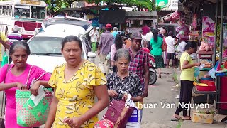 Sri Lanka  Street life in Gampaha [upl. by Airemahs962]