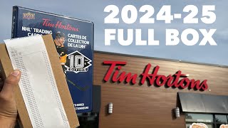 202425 Tim Hortons Hockey Cards FULL BOX BREAK LIVE [upl. by Heisser]