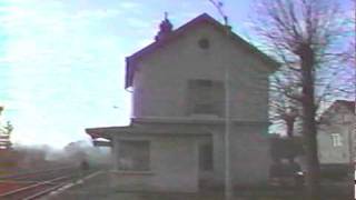 SNCF  Chemin de Fer de Bourgogne  Gare de SantenaylesBains 1996 [upl. by Ahsok843]