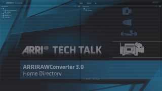 ARRI Tech Talk ARRIRAW Converter  Setting The Home Directory [upl. by Saval]