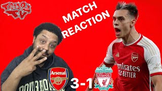 Arsenal 31 Liverpool  Troopz Match Reaction  JORGINHO BOSSED THE MIDFIELD [upl. by Appleton440]