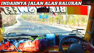 ALAS BALURAN BANYUWANGI  TAK JARANG TRUK TERPEROSOK DI JALUR INI [upl. by Etiam366]