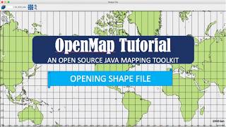 Geographic Information System Openmap Tutorial L1 Opening Shape File in Java using Netbeans [upl. by Goddard]