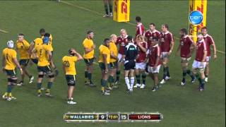 Wallabies vs Lions 2nd Test 2013 Part 2 [upl. by Nohsid774]