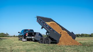 Lamar Hydraulic Low Profile Dump Trailer [upl. by Tymothy]