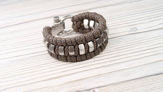 Trilobite Paracord Bracelet with Hex Nuts [upl. by Gnap]