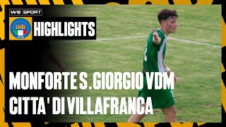 Monforte S Giorgio VDM vs Città di Villafranca Coppa Italia Promozione  Andata primo turno [upl. by Sollars416]