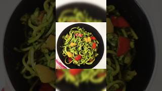 Spinach colourful Spaghetti Recipe  food shorts pasta recipe youtubeshorts cooking spaghetti [upl. by Modern406]