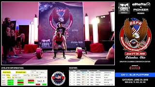 2019 USPA National Powerlifting Championships  Day 3 – Blue Platform [upl. by Westbrooke]