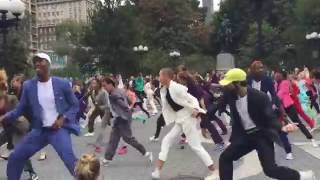 Hillary Clinton Pantsuit Flashmob Homage [upl. by Ayik]