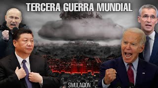 TERCERA GUERRA MUNDIAL 2023 simulación [upl. by Ahsiram]