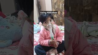 Self Nebuliser Training  How to use Nebuliser  Nebuliser using by baby  winter use nebulizer [upl. by Heer843]