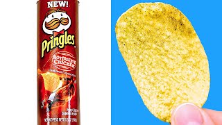 NEW PRINGLES Rotisserie Chicken Potato Crisps Chips  How many Pringles chips are in one can [upl. by Flossi]