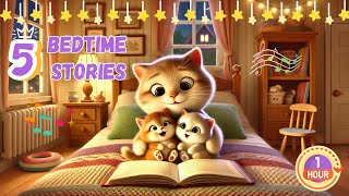 5 Goodnight Stories Collections 🔯 THE IDEAL Soothing Animals Bedtime Stories for Babies and Toddlers [upl. by Ahearn]