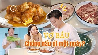 Một Ngày Toàn Món Chồng Nấu Chăm Vợ Bầu Tăng Cân🤓What My Husband Cooked In A Day ❤️ TrinhPhamFamily [upl. by Manville78]