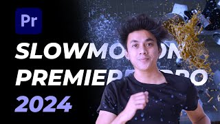 Melambatkan Video Efek Slow Motion dengan Time Interpolation  Tutorial Adobe Premiere Pro 2024 [upl. by Morvin232]