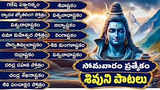 శివ పంచాక్షర స్తోత్రం బిల్వాష్టకం  లింగాష్టకం  శివాష్టకం  విశ్వనాధాష్టకం SHIVUNI PATALU TELUGU LO [upl. by Xaviera]