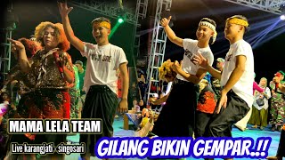 HEBOH GILANG MAMA LELA TEAM GOYANG KARANGJATI  SINGOSARI 10082024 malang [upl. by Materi212]