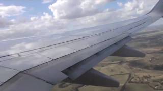 Qantas 628 737800 Take Off Melbourne to Brisbane 17JAN10 views of A380 amp Virgin Blue [upl. by Damita]