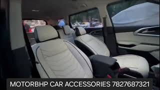 Kia Carens 2024 Seat Covers  Best Interior Upgrade  Premium Seat Cover Installation [upl. by Nnyltiak]