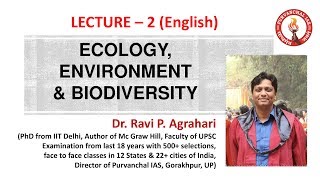 Lecture2English Ecology Environment amp BiodiversityFull course available on Purvanchal IAS app [upl. by Edmon]