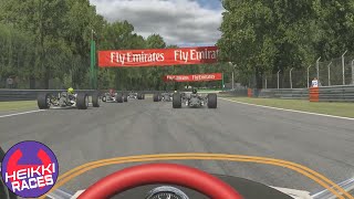 Enfermo a 331 kmh iRacing  Monza combinado sin chicanes  Lotus 49  Heikki360ES [upl. by Zoa]