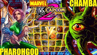 MvC2 Mvci Umvc3 CHAMBA vs PHAROHGOD pt 2 [upl. by Iphigeniah503]