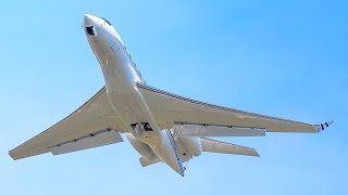 Business Jets Taking Off at Trenton Mercer  4222023 [upl. by Laud]