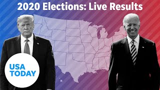 WATCH Election results for Trump Biden and key swing state races  USA TODAY [upl. by Temme]