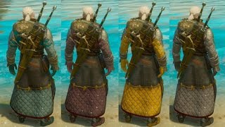 The Witcher 3 Blood and Wine  Where to buy Armor Dyes Merchant amp Color Showcase [upl. by Gunnar]