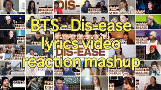 BTS 병 Disease lyrics video｜reaction mashup [upl. by Iggem5]