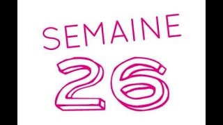 26éme semaine de grossesse  28ème semaine d’aménorrhée [upl. by Ina950]