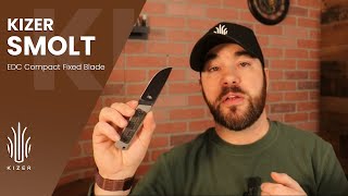 Kizer Knives New EDC Fixed Blade Smolt 3V Blade Steel amp Less than 3 Ideal for Outdoor Use [upl. by Magnusson]