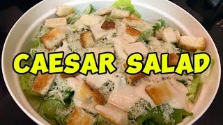 CAESAR SALAD RECIPEEASY AND BASIC SALAD [upl. by Ahsieyt103]