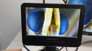 Andonstar AD246SP 4000X UHD 2160P HDMI Digital Microscope for Biological Microscope Kit andonstar [upl. by Dacey770]