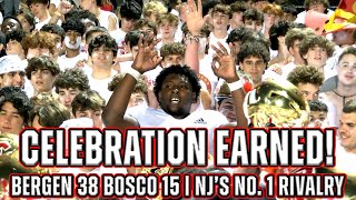 Bergen Catholic 38 Don Bosco 15  Week 4 Highlights  Explosive First Quarter Fuels Win [upl. by Ahsinned]