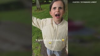 United Kingdom girl goes viral for protesting price of ice cream [upl. by Casey713]