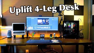 UPLIFT 4LEG STANDING DESK  Review and Opinion [upl. by Ykcin]