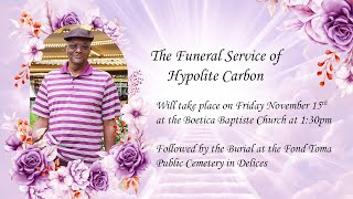 The Funeral Service of Hypolite Carbon [upl. by Anasiul]