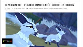 Succès cachés  Lhistoire jamais contée  Nourrissez les renards  Agathe Pourpre  Genshin Impact [upl. by Emmi198]