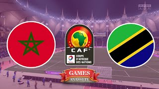 Morocco vs Tanzania  Cup African Qualifiers 2024  eFootball PES Gameplay PC HD [upl. by Yticilef770]